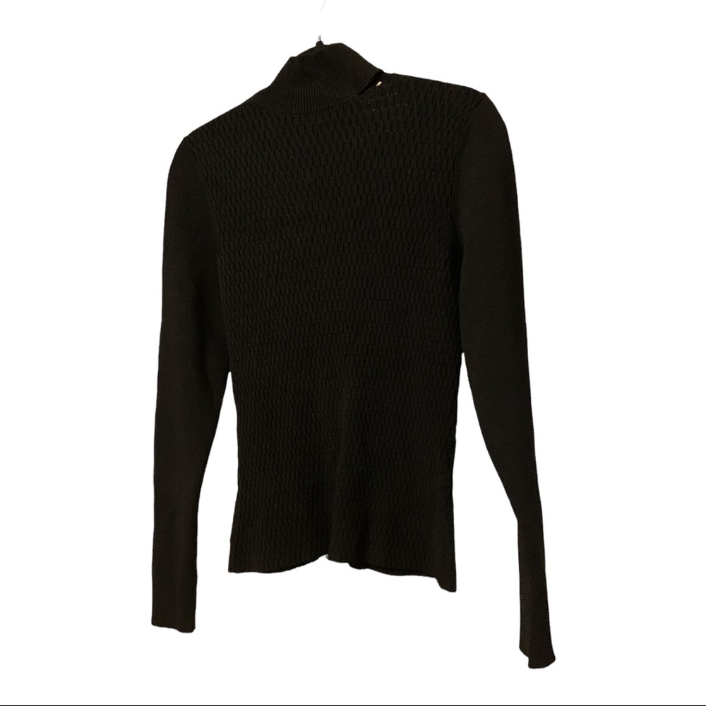 Milly Ribbed Half Moon Sweater - Picture 8 of 9